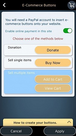 Met PayPal-knoppen kunt u een veilige online betalingsoplossing opzetten.
